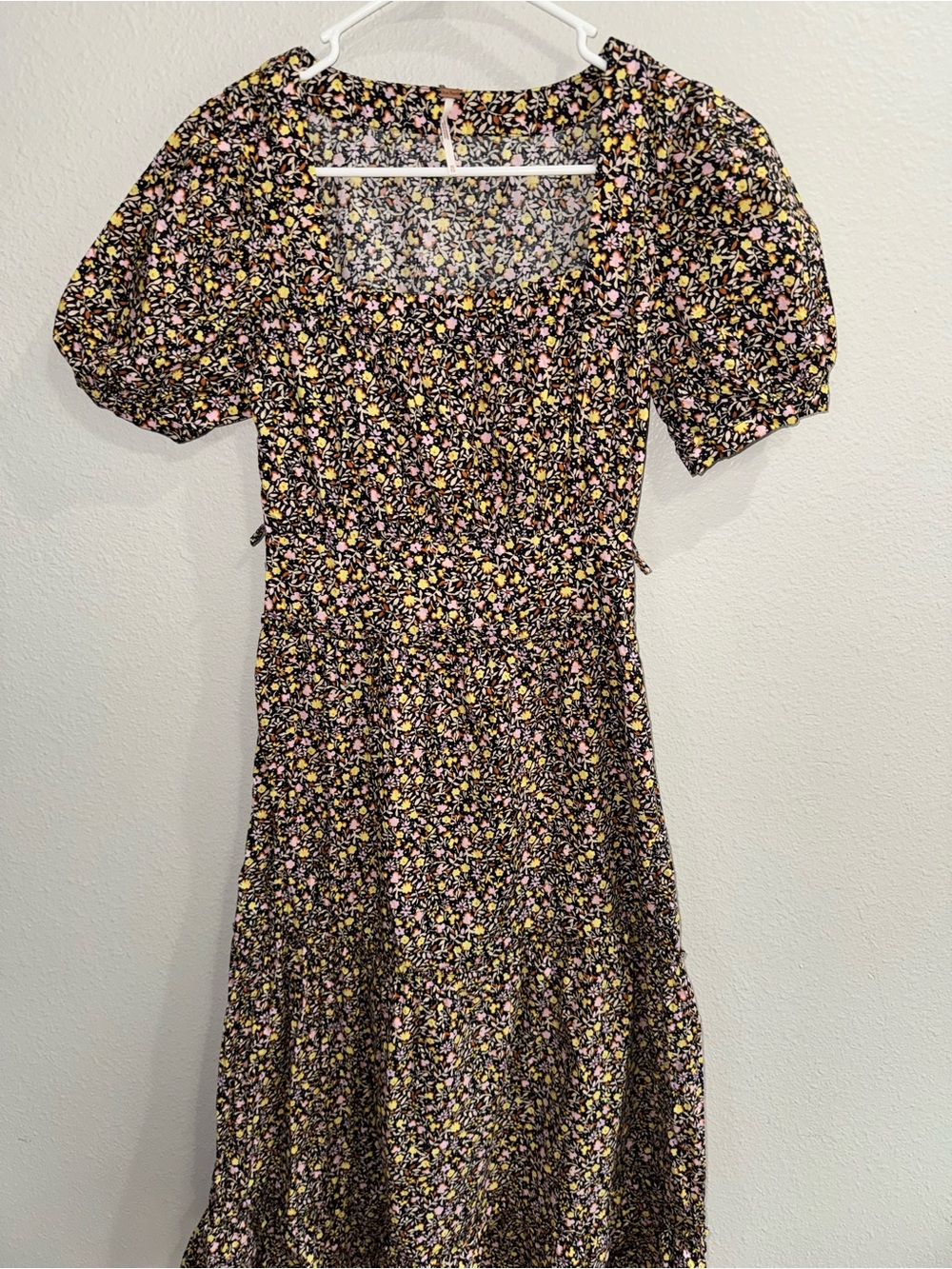 Free people Boheme midi floral print dress XS